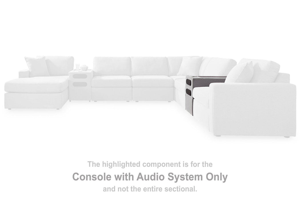 Modmax 5 Piece Sectional with Audio Console