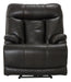 Naples Leather Power Lay Flat Recliner with Power Adjustable Headrest, Power Adjustable Lumbar Support and Extra Extension Footrest image