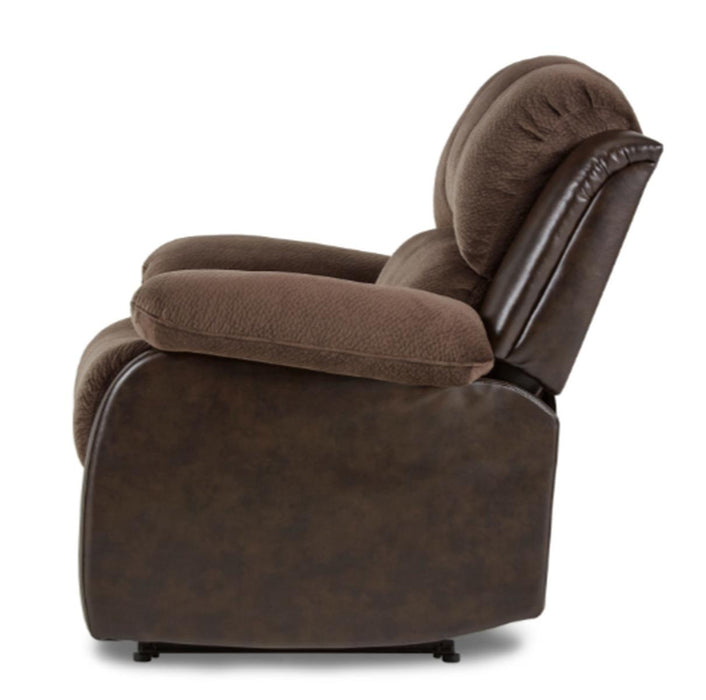 Homelegance Furniture Granley Reclining Chair in Chocolate 9700FCP-1