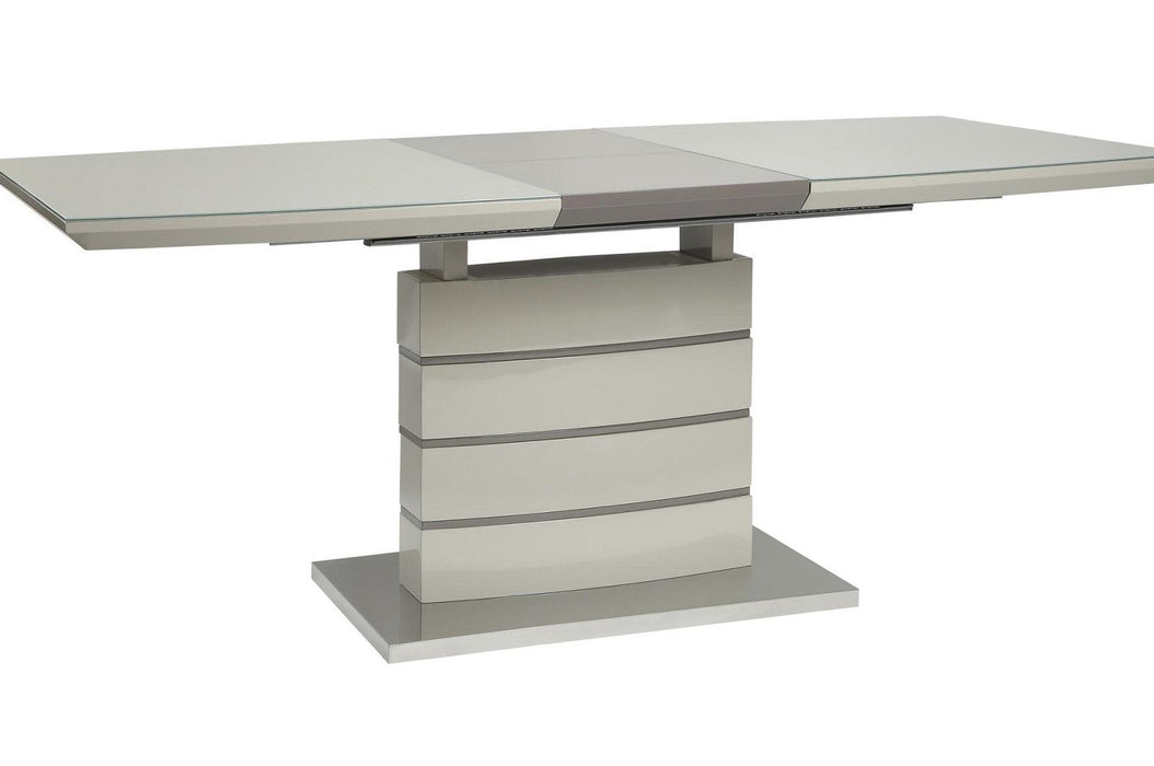 Glissand Dining Table in White & Gray 5599-71*