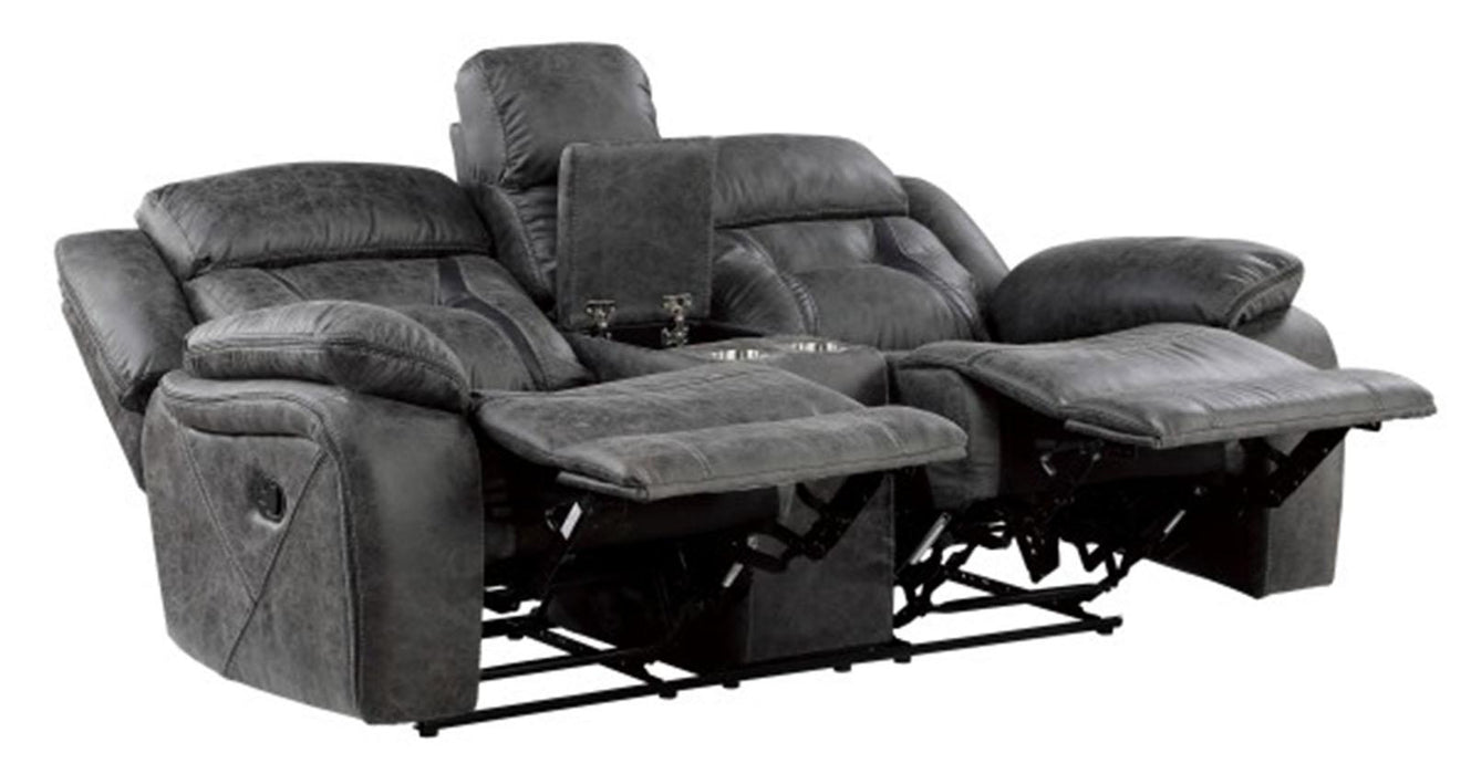 Madrona Hill Double Reclining Loveseat in Gray 9989GY-2