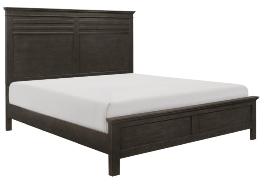 Blaire Farm Full Panel Bed in Saddle Brown Wood 1675F-1*