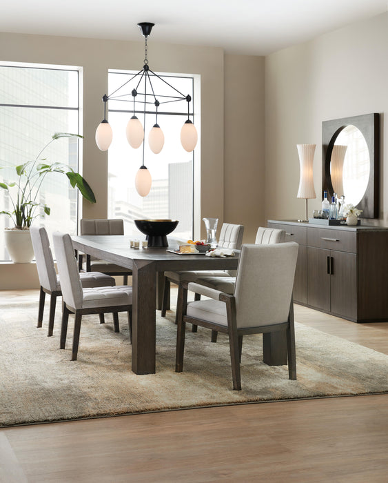 Miramar Aventura Vermeer 82in Leg Dining Table w/1-24in Leaf