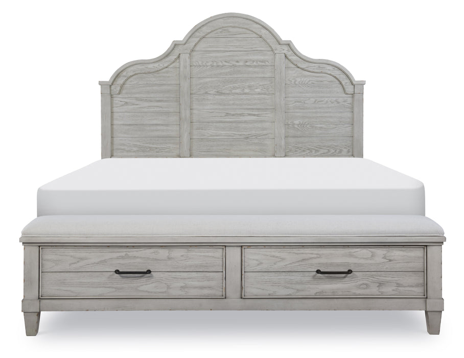 Legacy Classic Belhaven Queen Storage Bed in Weathered Plank