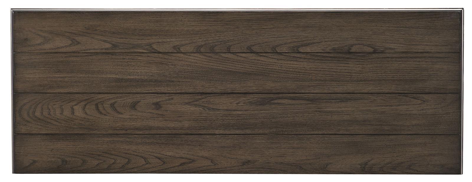 Legacy Classic Brookhaven 4 Drawer China Base in Vintage Linen/ Rustic Dark Elm