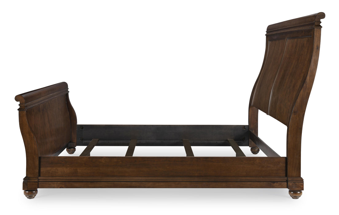 Legacy Classic Coventry King Sleigh Bed in Classic CherryK