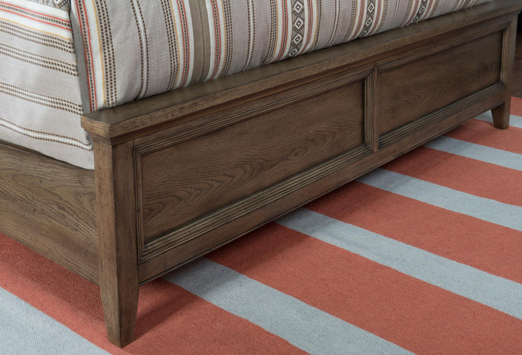 Legacy Classic Forest Hills King Panel Bed in Classic BrownK