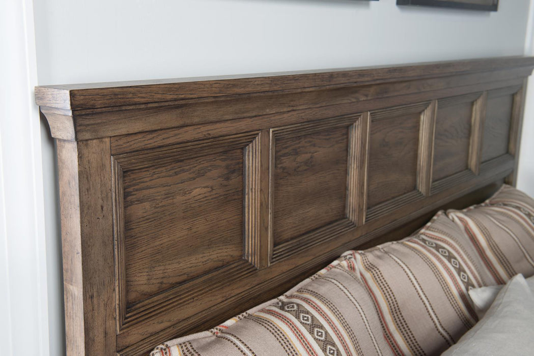 Legacy Classic Forest Hills Queen Panel Bed in Classic BrownK