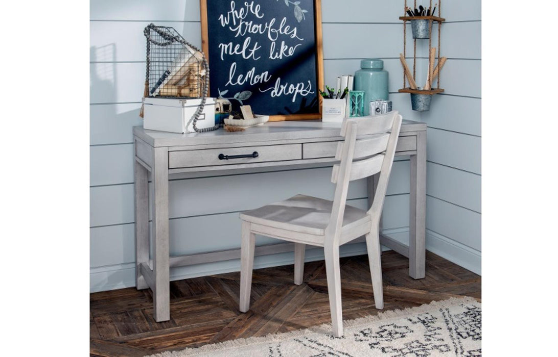 Legacy Classic Summer Camp Desk in Stone Path White