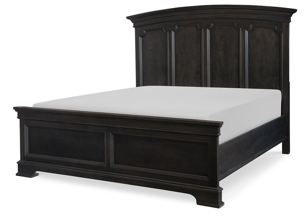 Legacy Classic Townsend King Arched Panel Bed in Dark SepiaK