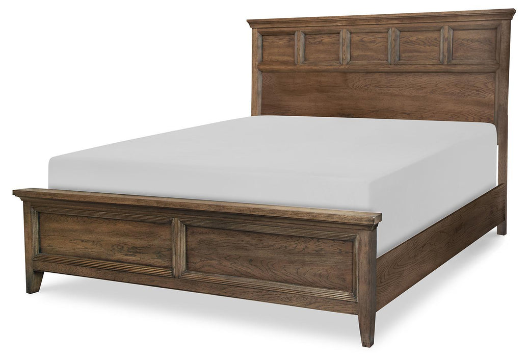 Legacy Classic Forest Hills King Panel Bed in Classic BrownK