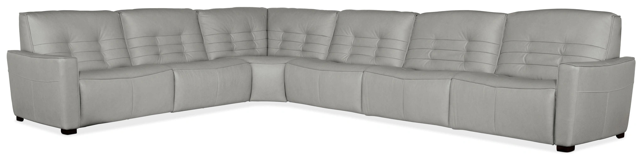 Reaux 6-Piece Power Recline Sectional w/3 Power Recliners