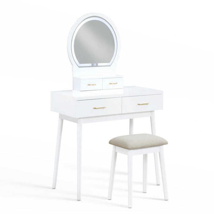 Camilla Dressing Table With Mirror
