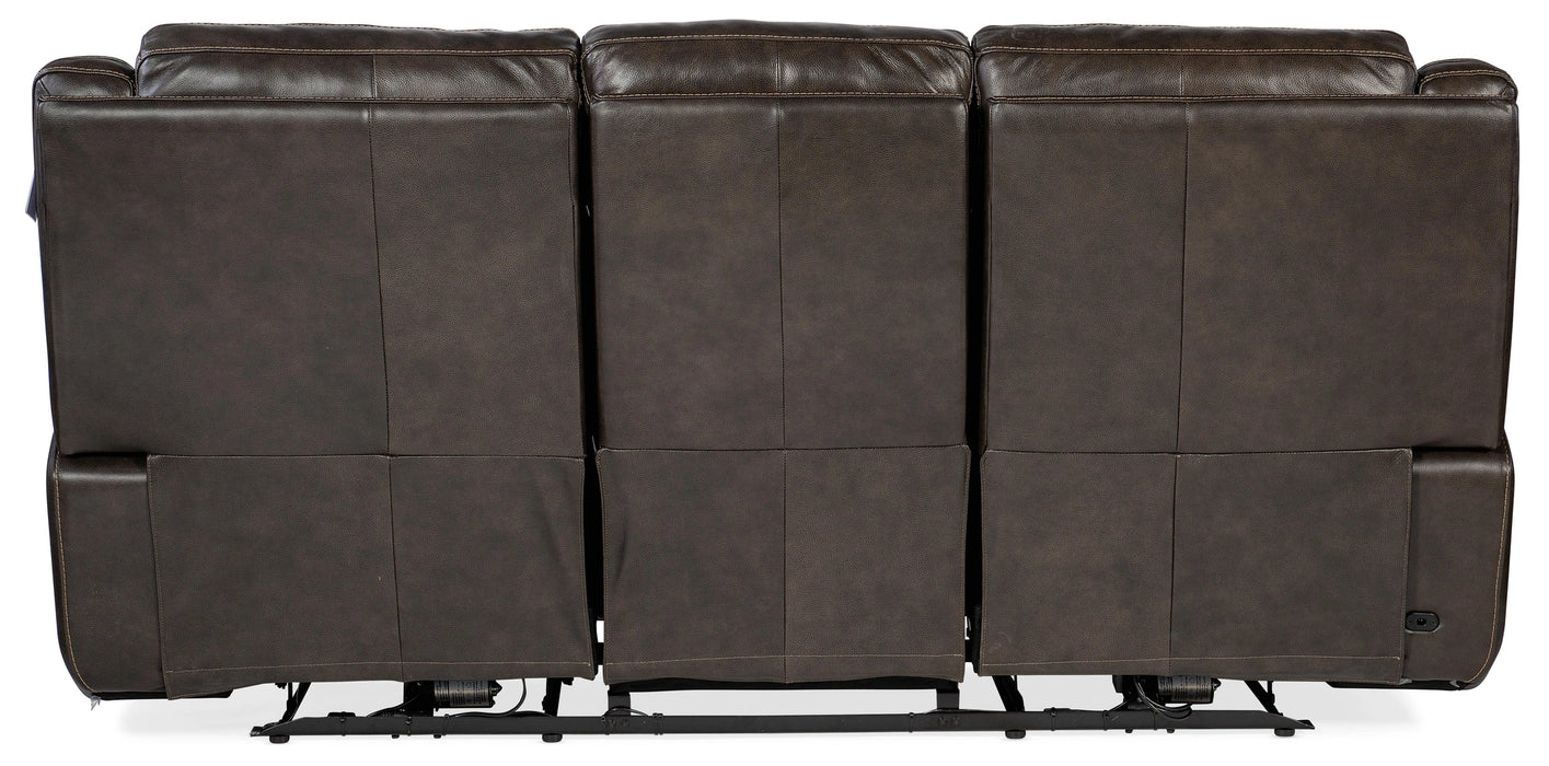 Montel Lay Flat Power Sofa with Power Headrest & Lumbar - SS705-PHL3-095