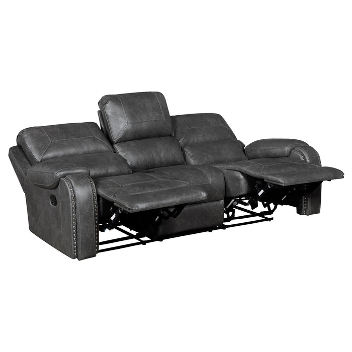 Newnan Double Reclining Sofa With Center Drop-Down Cup Holders