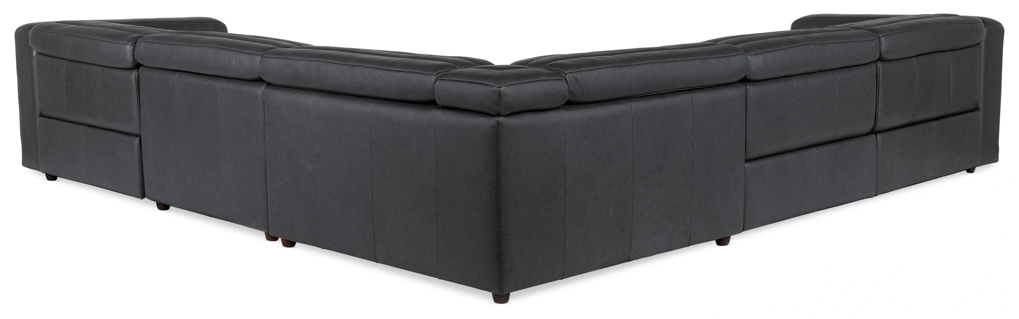 Chatelain 5-Piece Power Headrest Sectional with 2 Power Recliners - SS454-G5PS-097