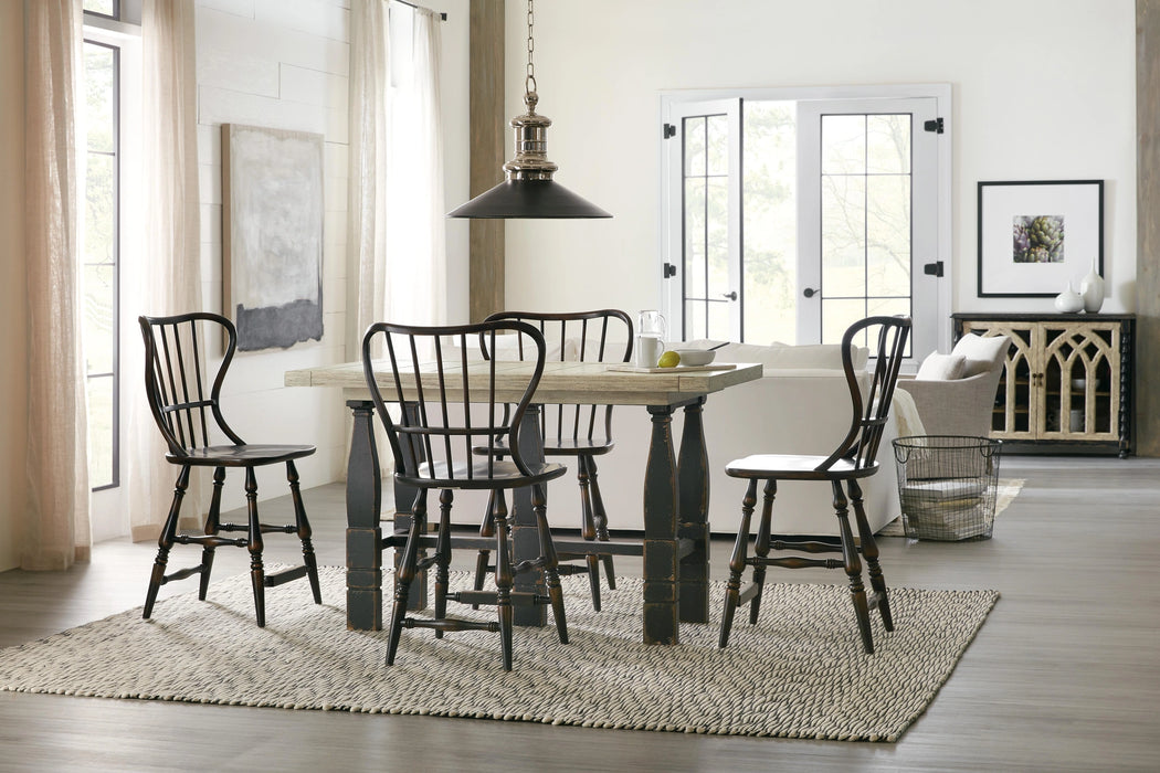 Ciao Bella Spindle Back Counter Stool-Black