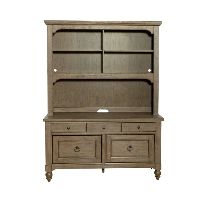 Americana Farmhouse Credenza & Hutch image