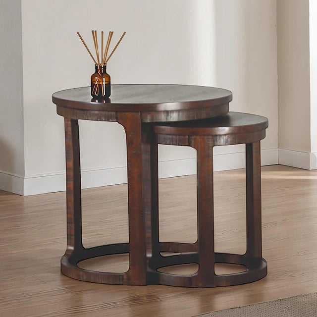 Hickory Nesting End Table