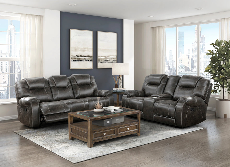 Gainesville Double Reclining Love Seat With Center Console