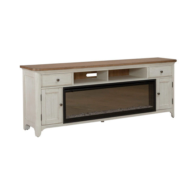 Liberty Furniture Fireplace 79 Inch TV Console in Multiple image