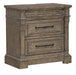 Liberty Furniture Town & Country 3 Drawer Nightstand w/ Charging Station in Dusty Taupe image