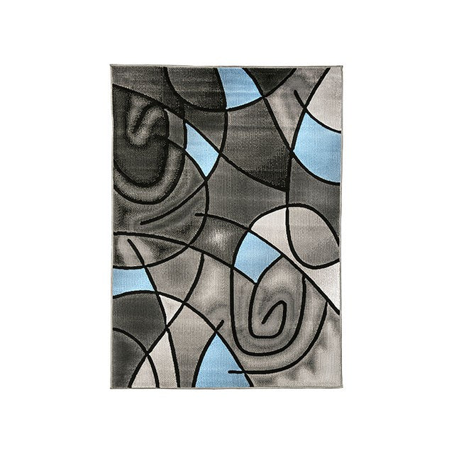 Sivas Area Rug Black & Blue