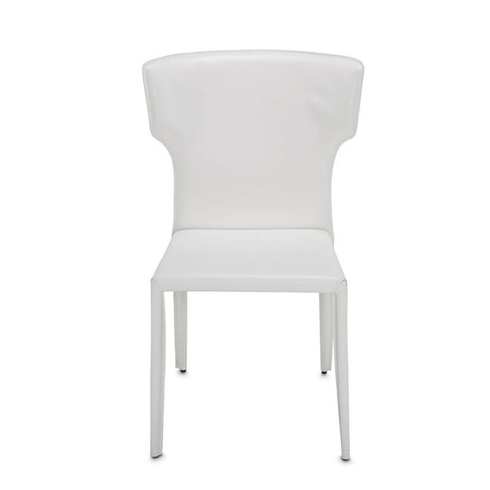 Furniture Halo Side Chair (Set of 2) in Glossy White
