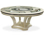 Hollywood Swank Round Dining Table in Pearl Caviar image