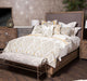 Hudson Ferry Eastern King Diamond-Quilted Panel Bed in Driftwood (Gray Fabric) image