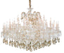 Lighting San Carlo 37 Light Chandelier in Clear and Gold image