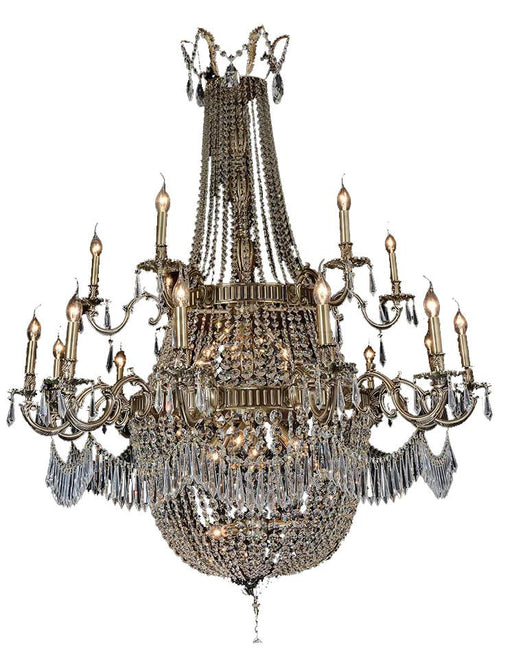 Lighting Summer Place 30 Light Chandelier in Clear and Antique image
