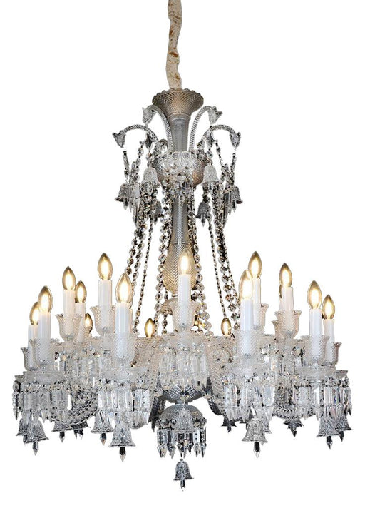 Lighting Treviso 20 Light Chandelier in Clear and Chrome image