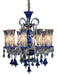 Lighting Winter Palace 10 Light Chandelier in Blue, Clear and Gold image