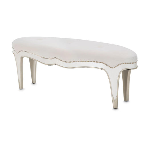London Place Bed Bench in Creamy Pearl image