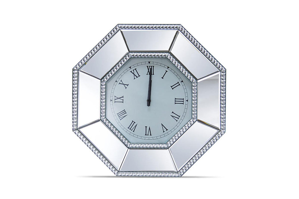 Montreal Octagonal Mirrored Wall Clock image