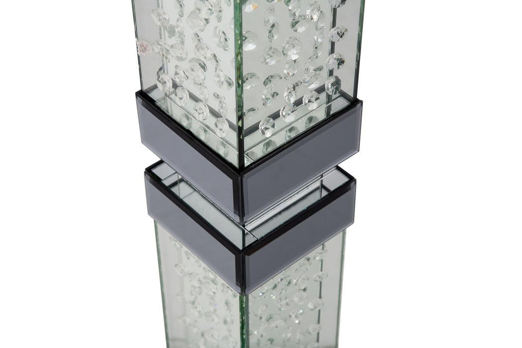 Montreal Slender Table Floor Lamp w/Crystal Accents