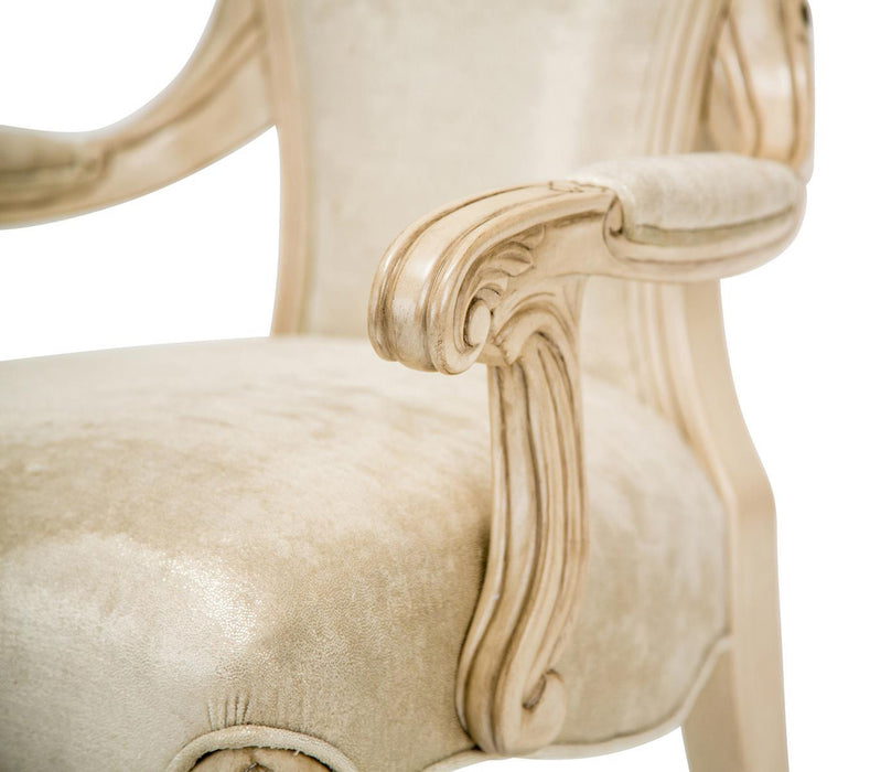 Platine de Royale Arm Chair in Champagne (Set of 2)