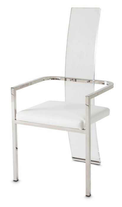 State St Arm Chair in Glossy White (Set of 2) image
