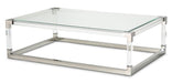 State St Rectangular Cocktail Table in Stainless Steel image