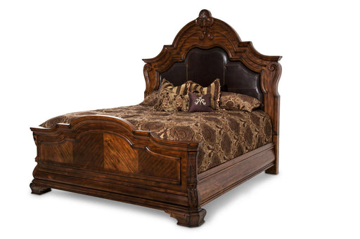Tuscano Melange Queen Mansion Bed in Melange image