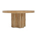 Villa Cherie Round Dining Table in Caramel image
