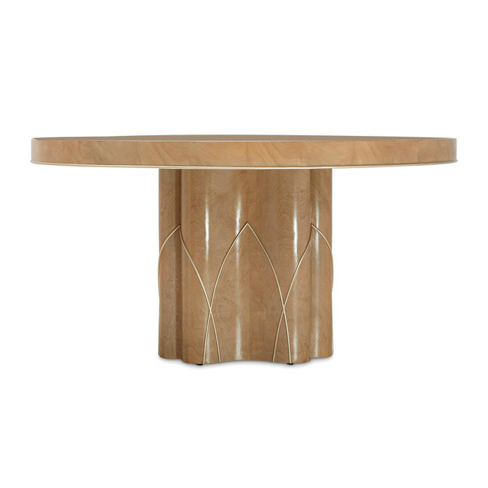 Villa Cherie Round Dining Table in Caramel