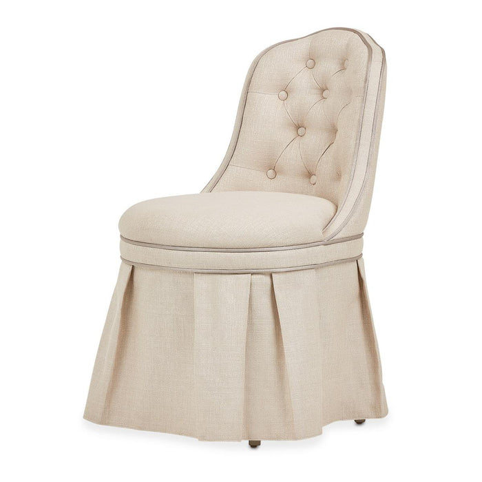 Villa Cherie Tufted Vanity Chair in Caramel image