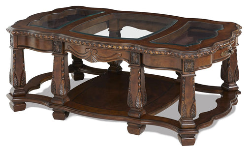 Windsor Court Rectangular Cocktail Table in Vintage Fruitwood image